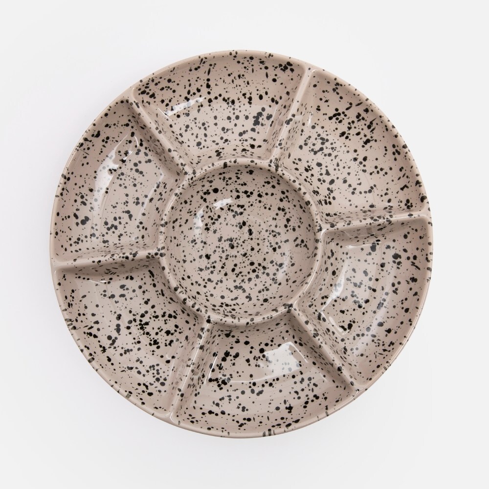 Sagaform Ditte 分隔盤26cm,可放置不同的菜色或醬料,增添豐富感