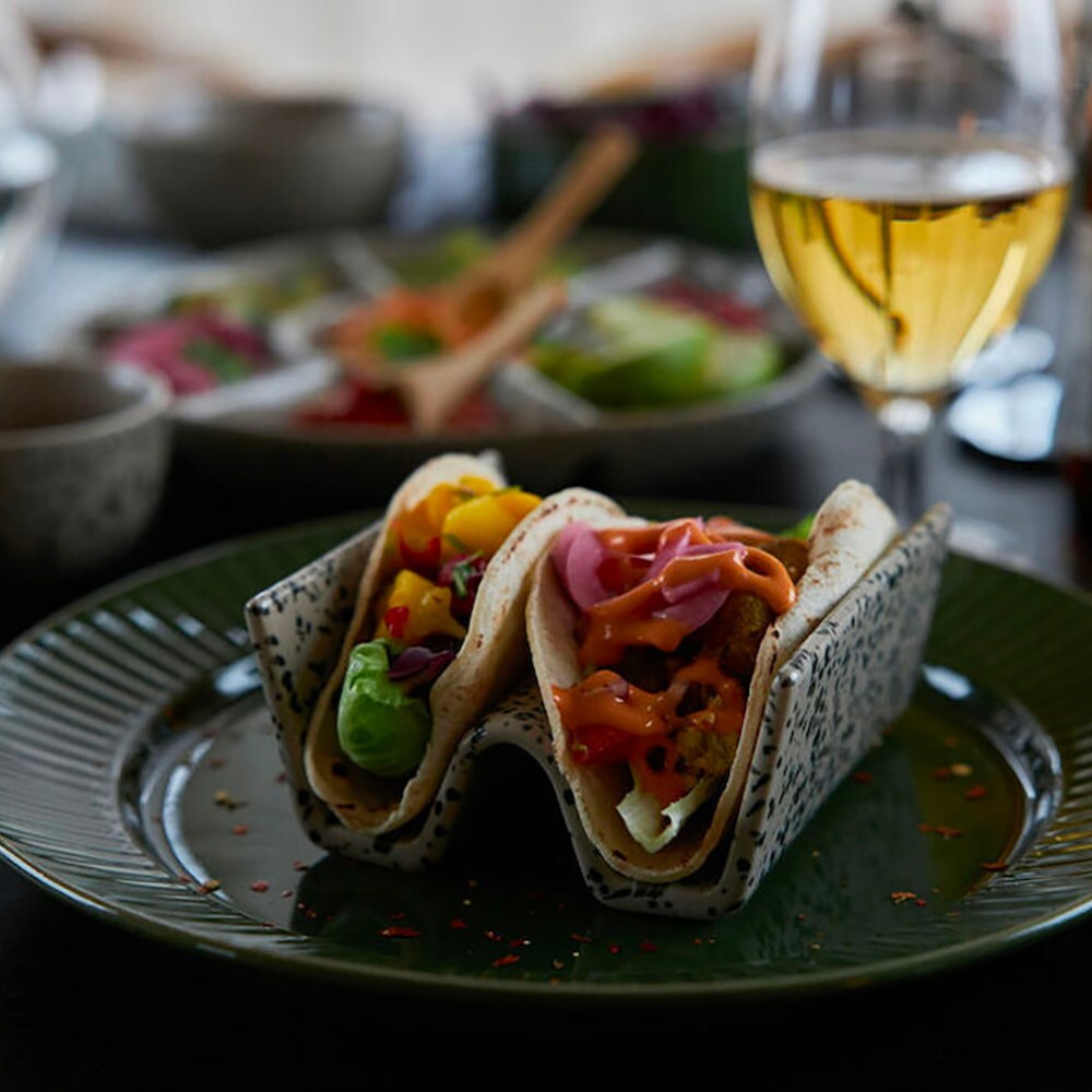 Sagaform Ditte Taco架2入組,可放上Taco或其他類似潤餅類的菜餚