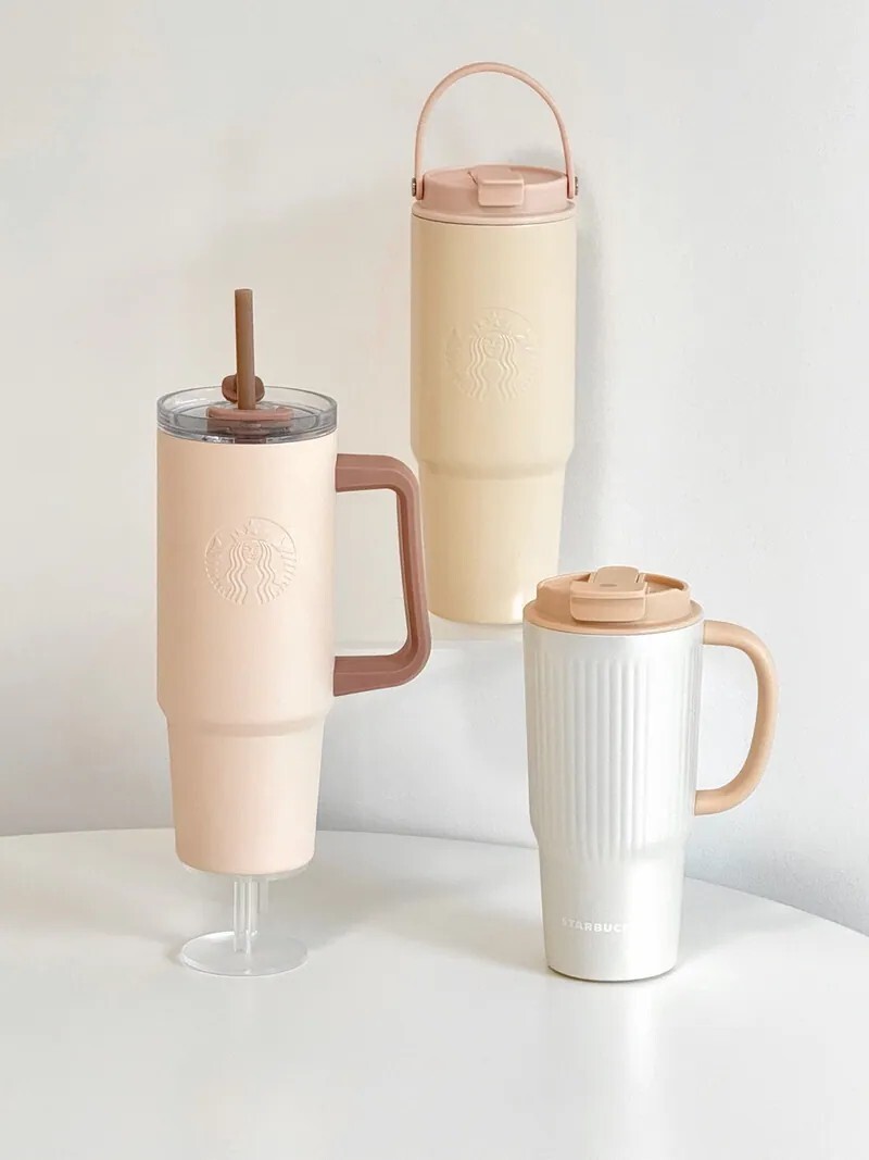 KTQ STORE ‧ STARBUCKS 星巴克 秋意周年系列 保溫杯 不銹鋼杯 吸管杯 水杯 大地色系