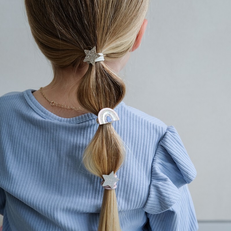 Mimi & Lula 夢幻王國-彩虹星星髮束6入