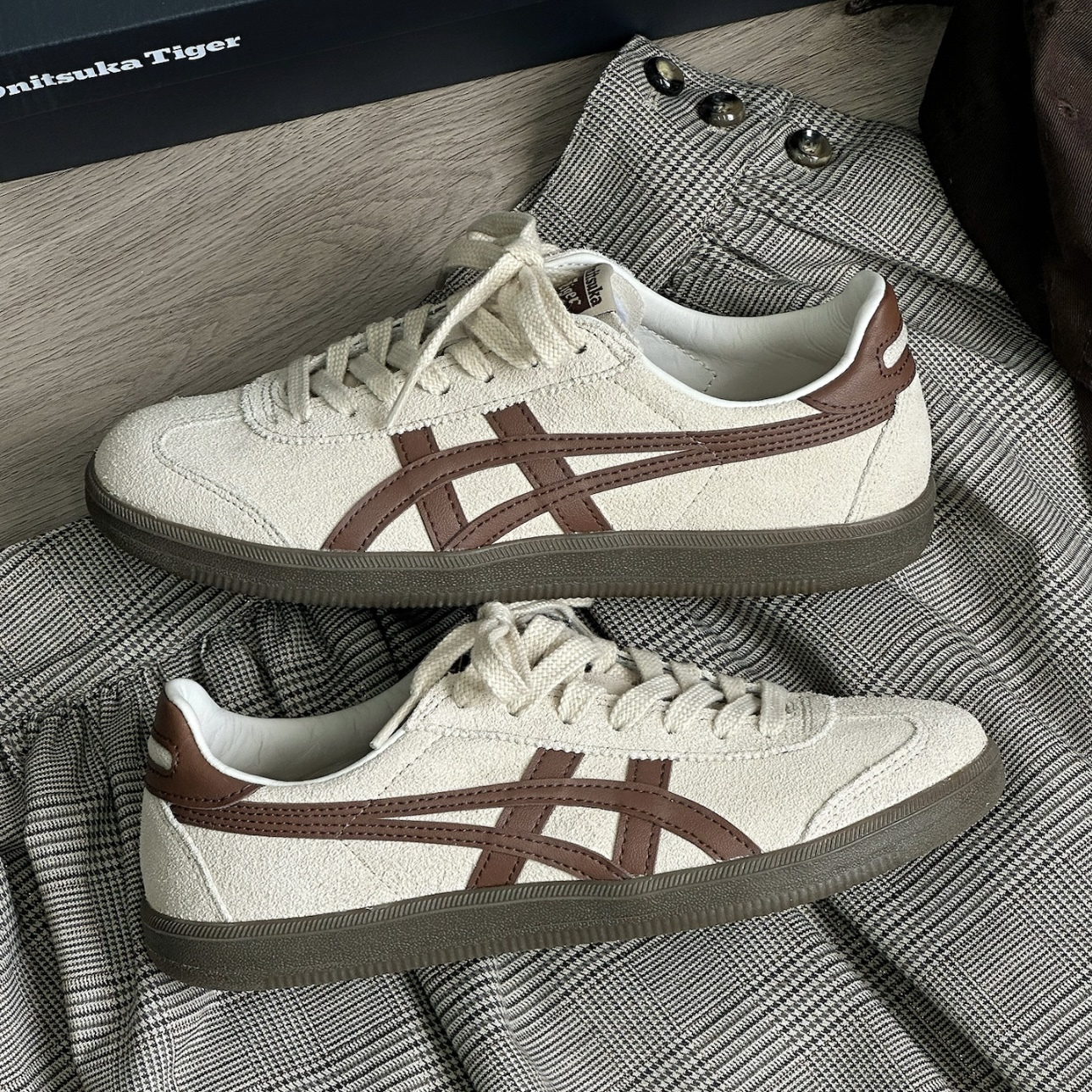 ONITSUKA TIGER TOKUTEN 奶油栗子 復古 德訓鞋 鬼塚虎 男女 1183C562-250
