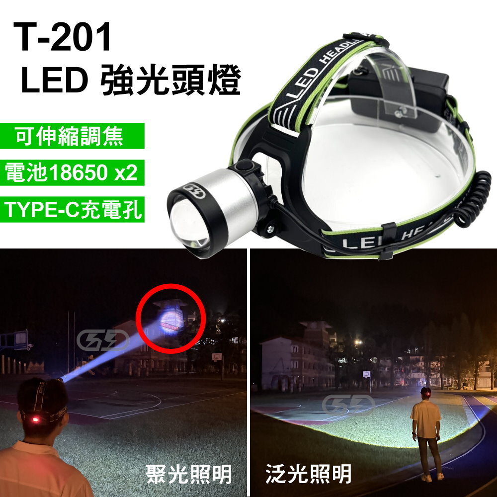 T-201強光頭燈 晶典光電