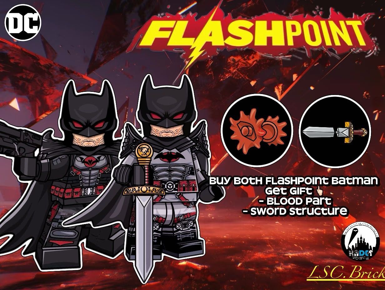 【預訂】【Hades.Dc.Brick】閃點蝙蝠俠