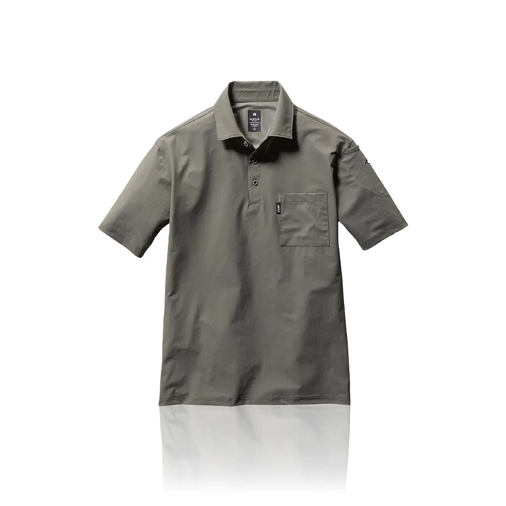 BURTLE 237-68 工作Polo襯衫短袖 綠色