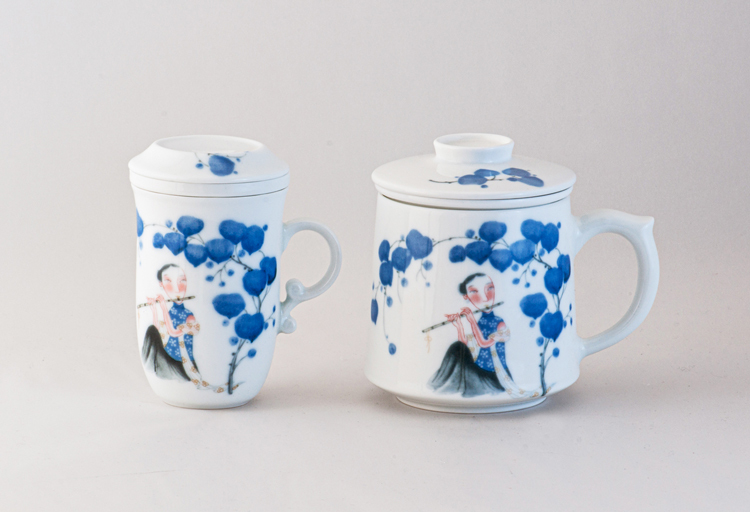 鹿港窯禮品館│陶瓷杯 夫妻對杯