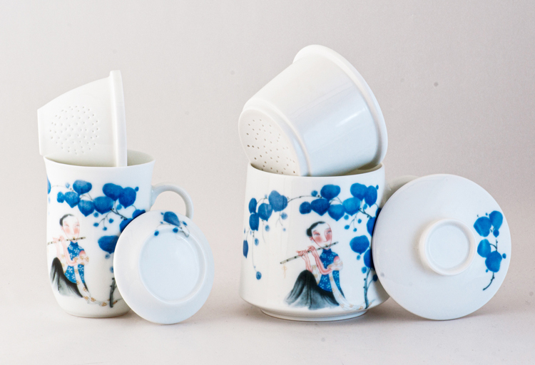 鹿港窯禮品館│陶瓷杯 夫妻對杯