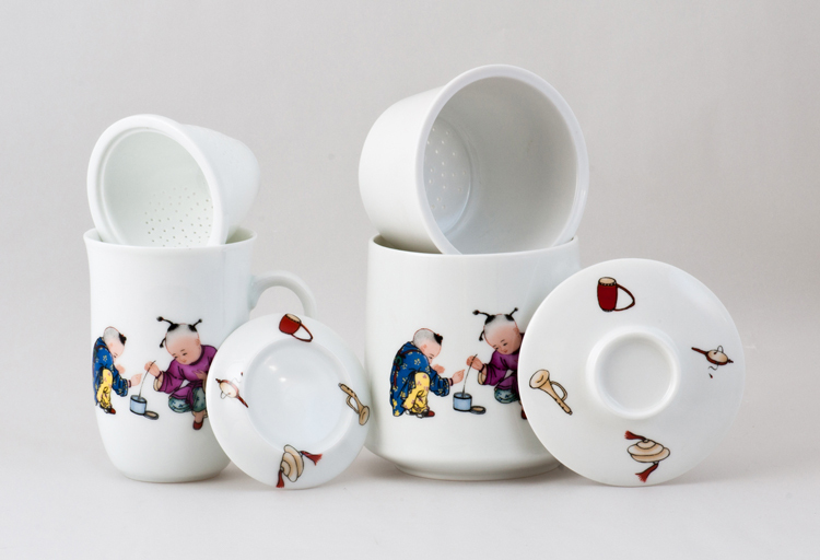 鹿港窯禮品館│陶瓷杯 夫妻對杯