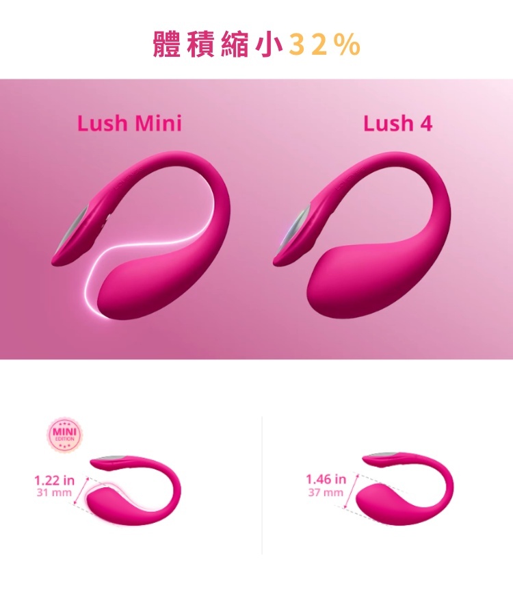 lovense lush mini 手機遙控跳蛋
