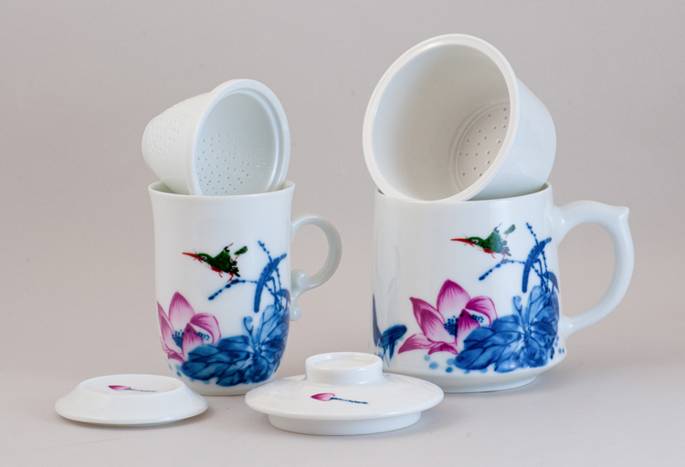 鹿港窯禮品館│陶瓷杯 夫妻對杯