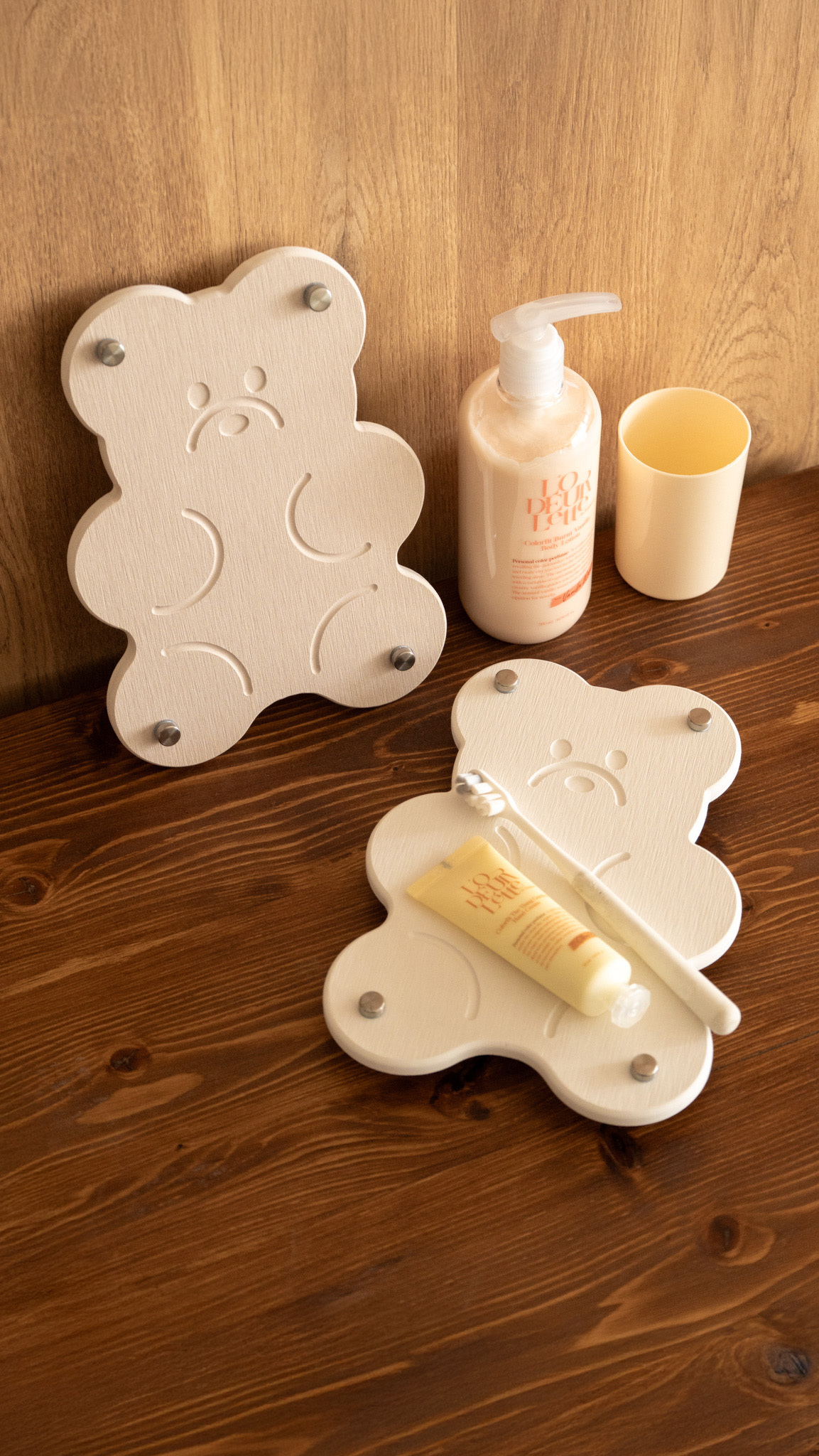 愛心&小熊軟糖吸水檯面硅藻墊｜Gummy Bear Diatomite Mat