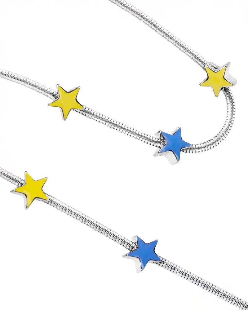 Recovery X FU CAKE COLORED STARS Necklace