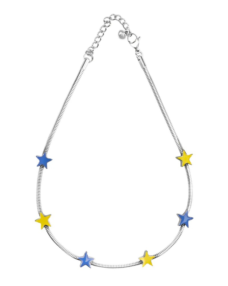 Recovery X FU CAKE COLORED STARS Necklace