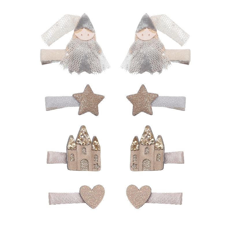 Mimi & Lula 夢幻王國-公主城堡迷你髮夾8入