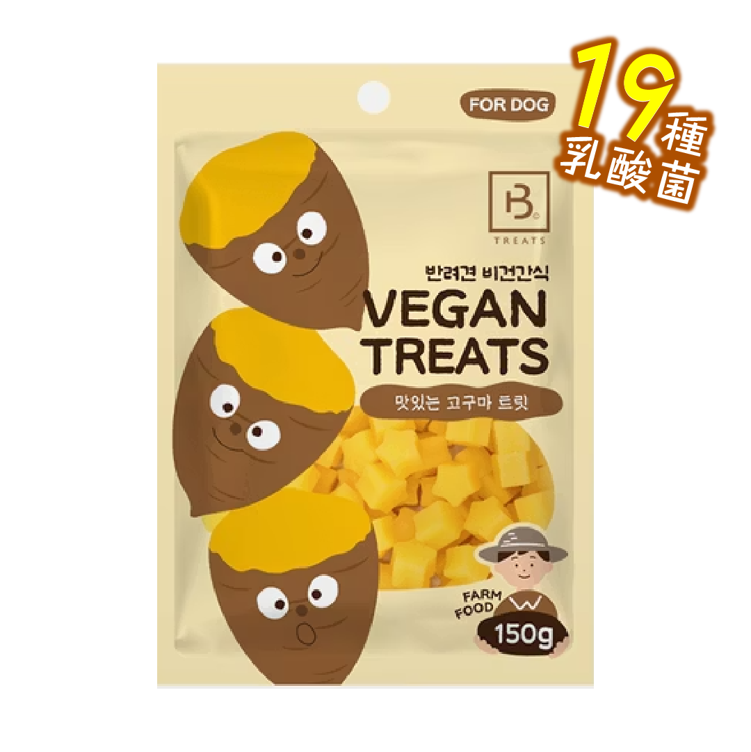 韓國 Breeder Lab | 19種乳酸菌 狗狗素食餅 蕃薯味 150g