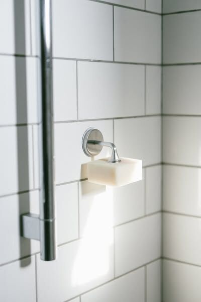 日本DULTON磁吸式不鏽鋼不積水肥皂架