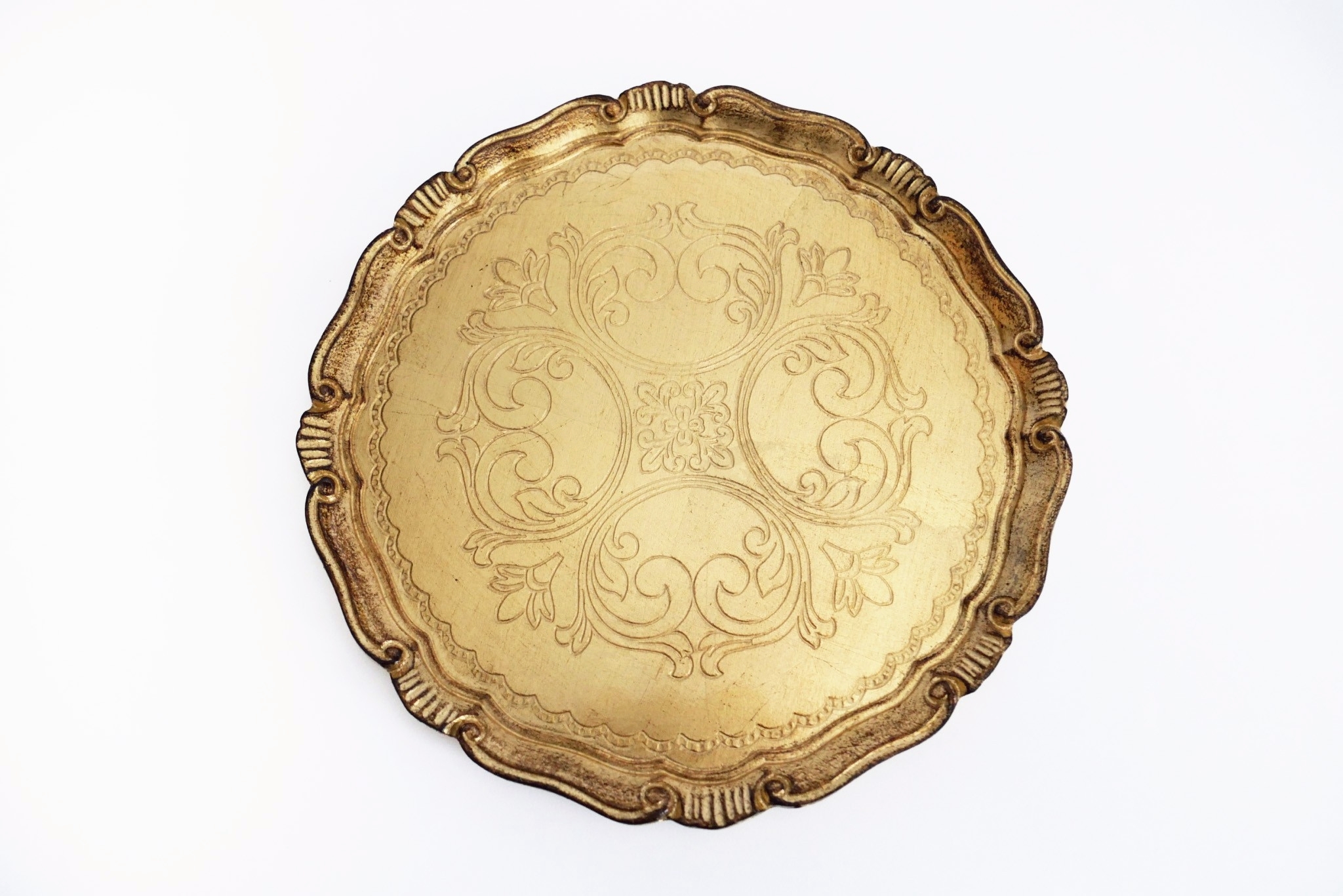 L&M FLORENCE ART｜ Florentine Charger-Gold