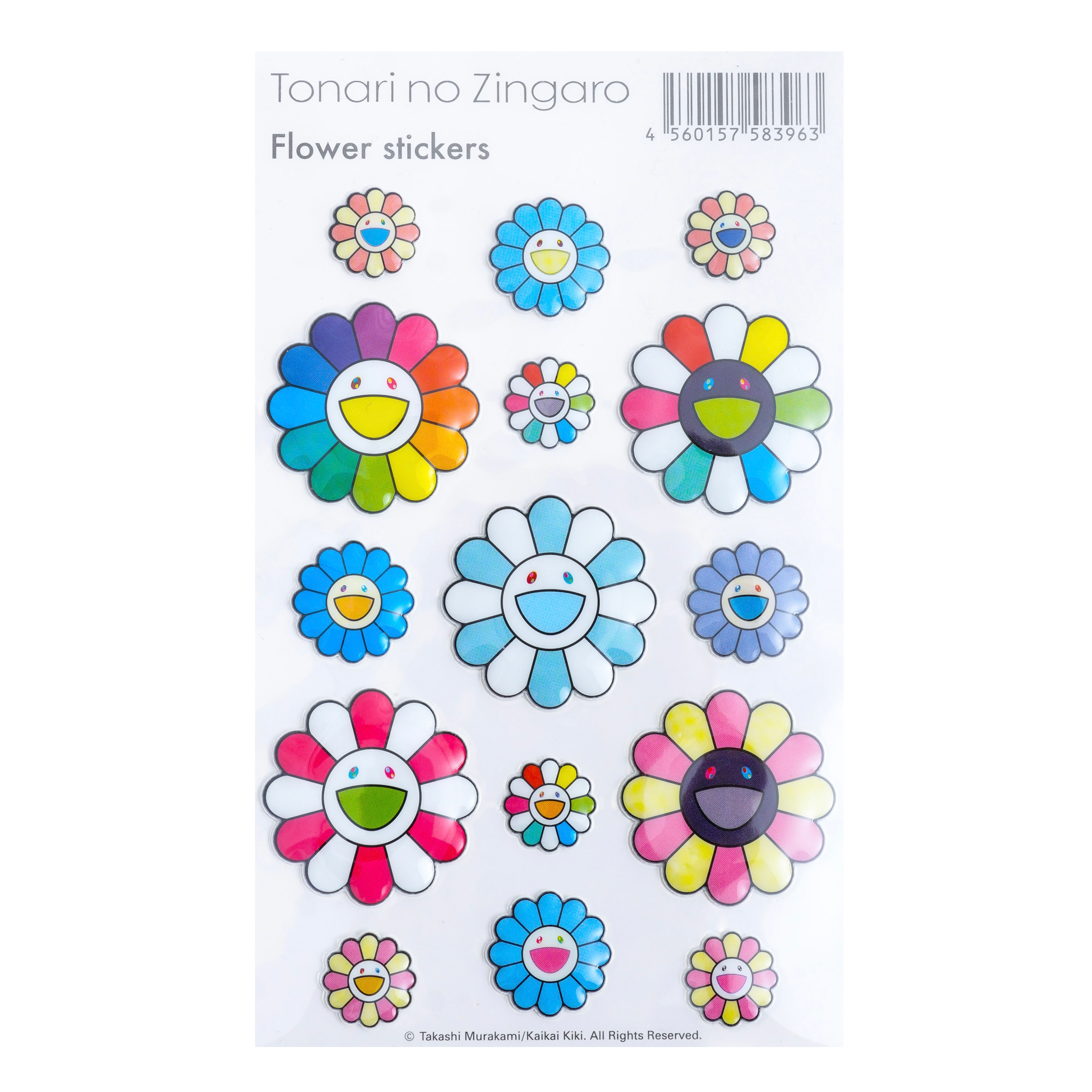 村上隆 Takashi Murakami - Tonari no Zingaro Flower Stickers Set（貼紙）