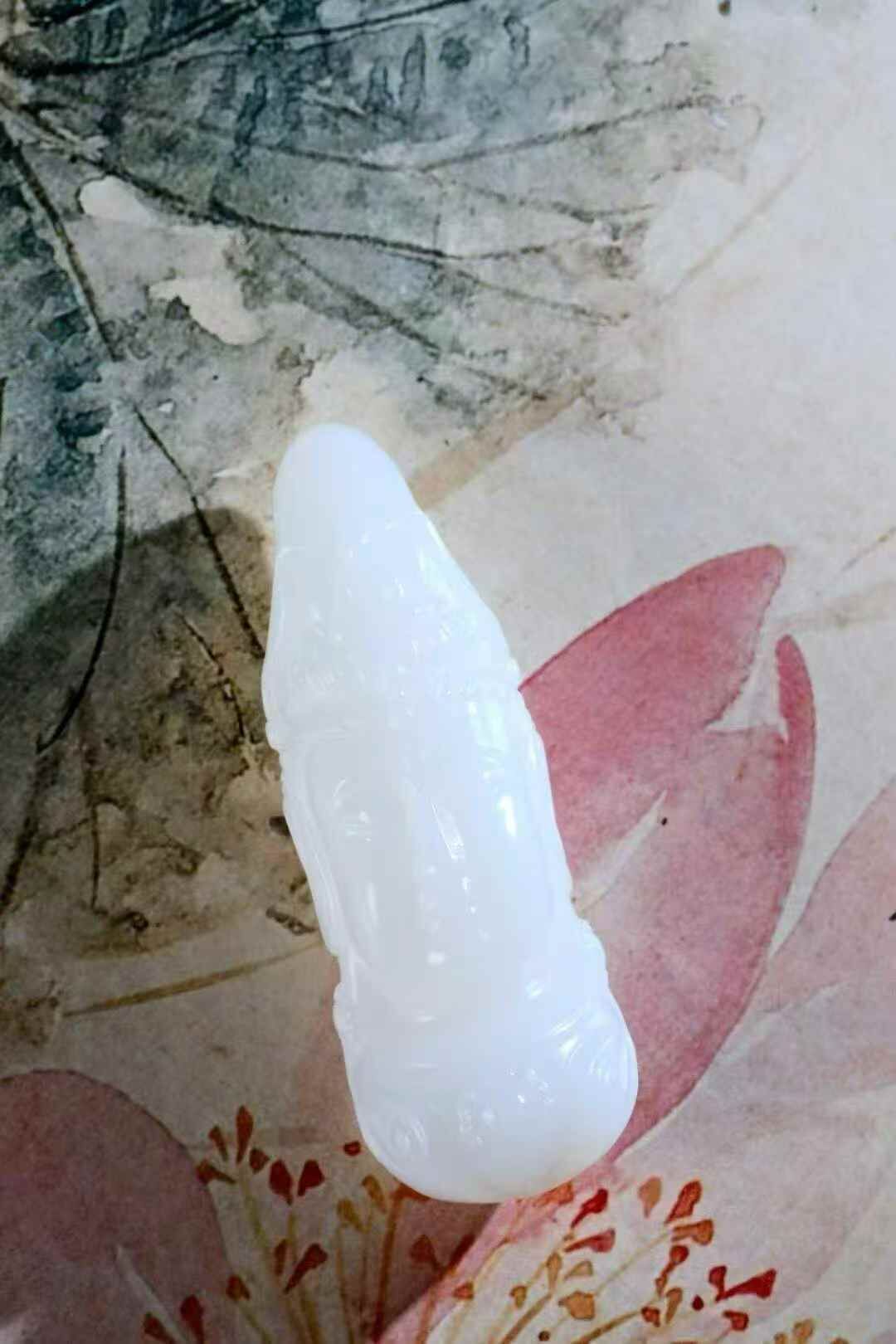 96741 和田玉于田料觀音