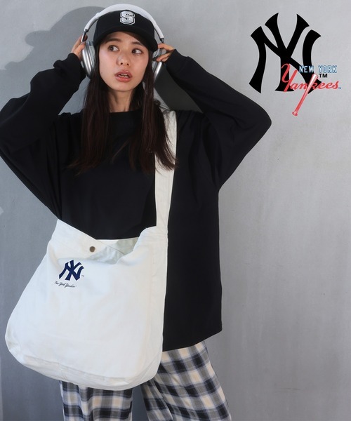 【預購】J0917902 MLB 帆布男女單肩包 SD27