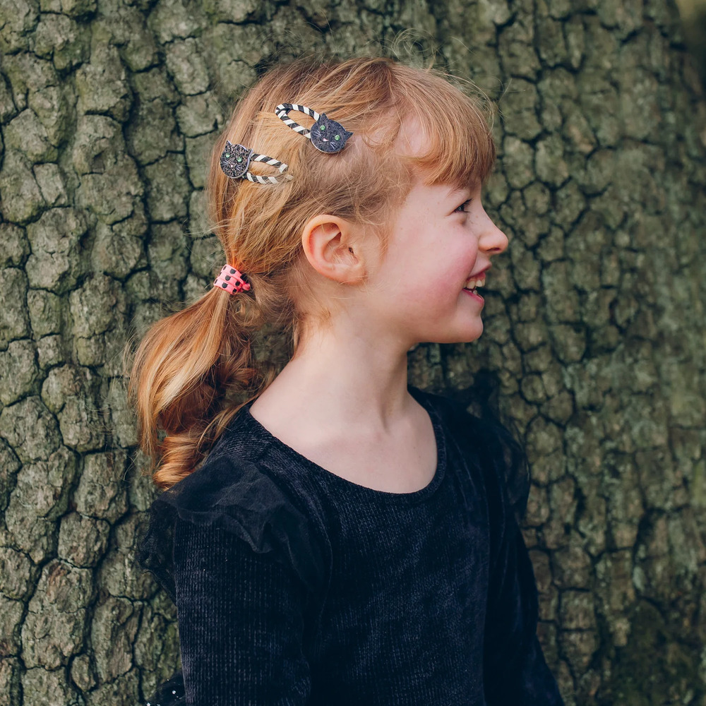 英國Rockahula Kids 髮夾-Stripy Cat