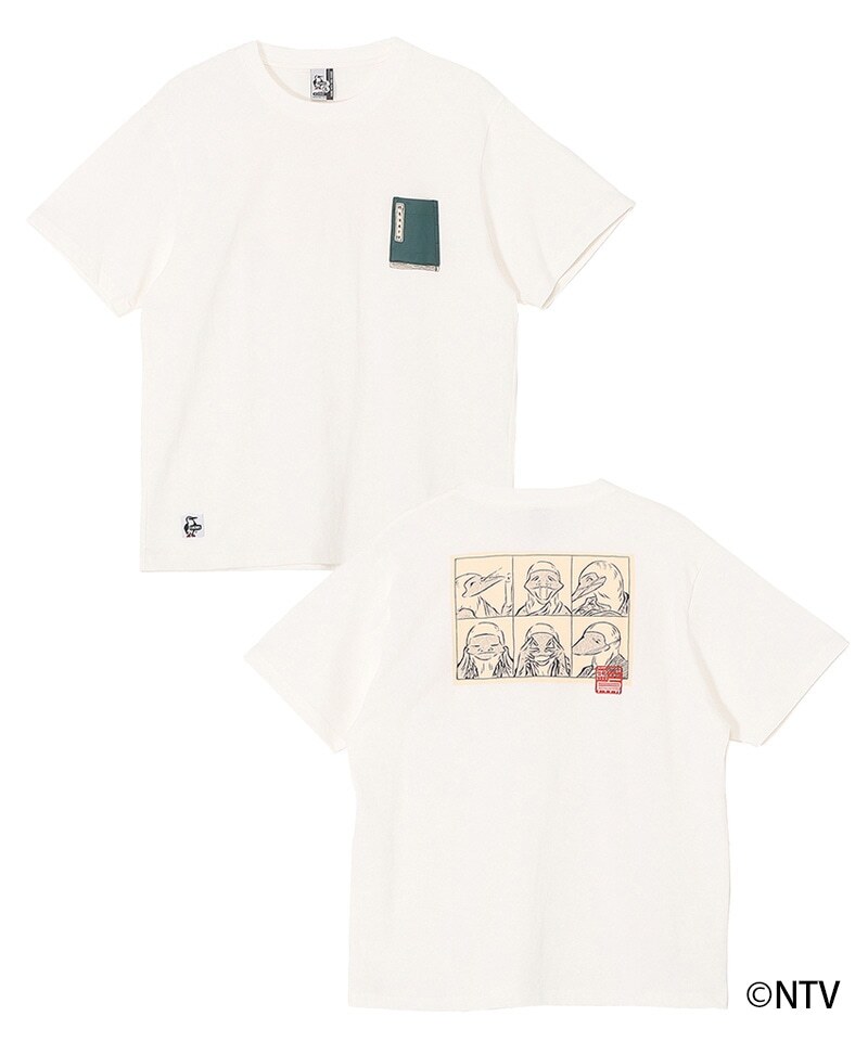 限定款 Chums x 葛飾北斎漫画 Pocket T-Shirt CH01-2780 2025新款