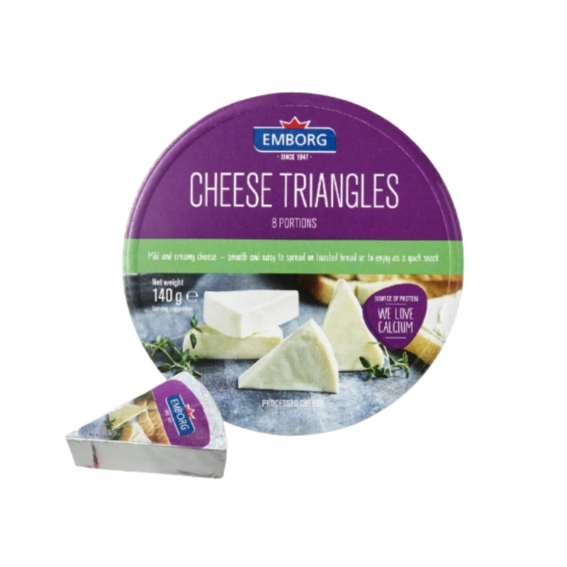 Emborg 安博格 圓盒三角起司 8入