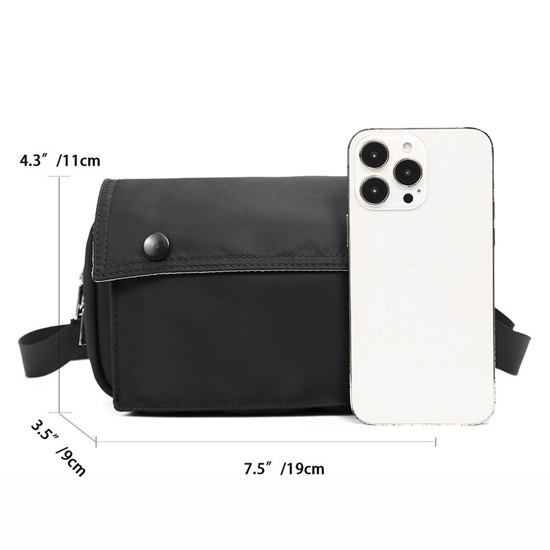 City Mute-三層分隔快取斜肩包【BGHF9】