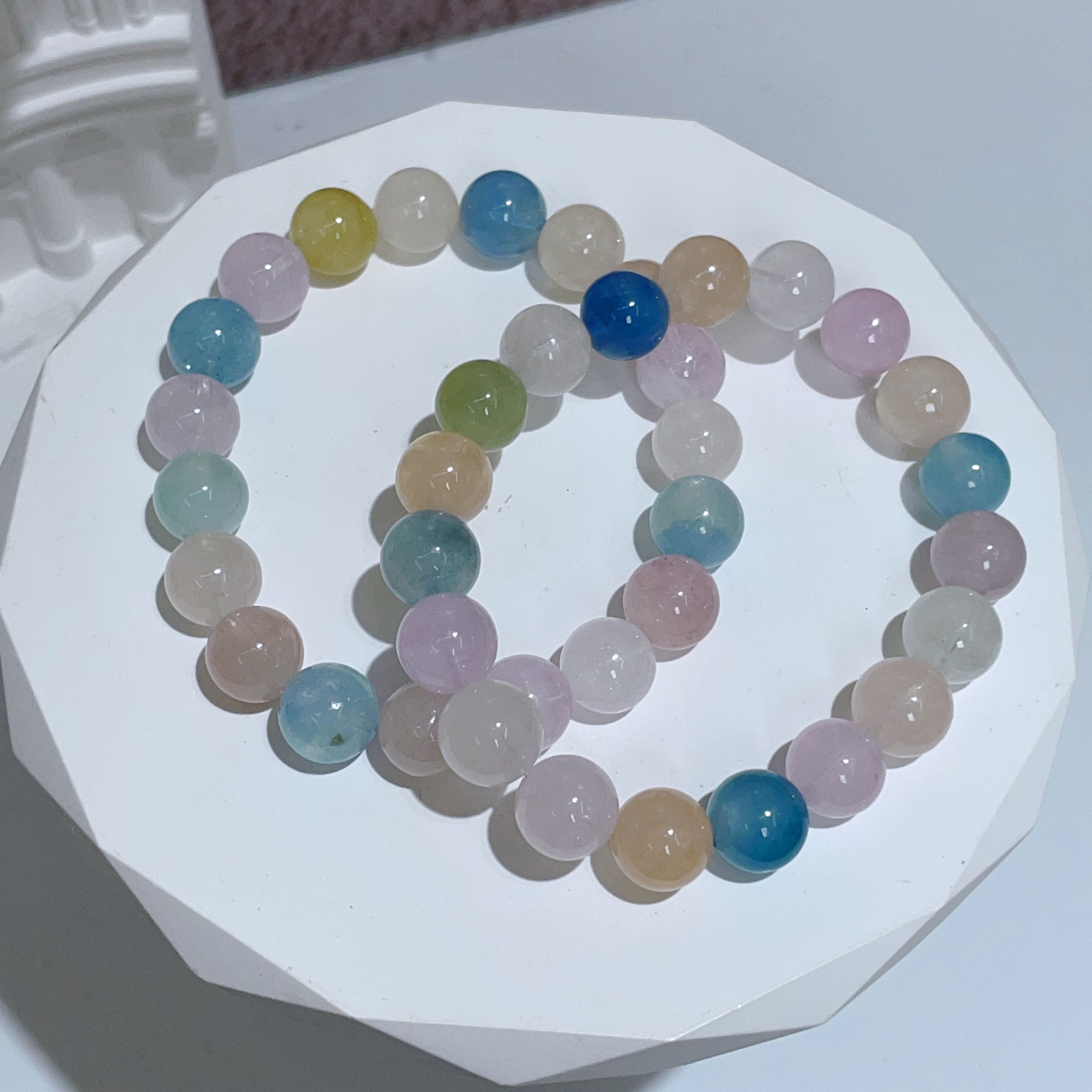 透彩摩根石手串 10mm