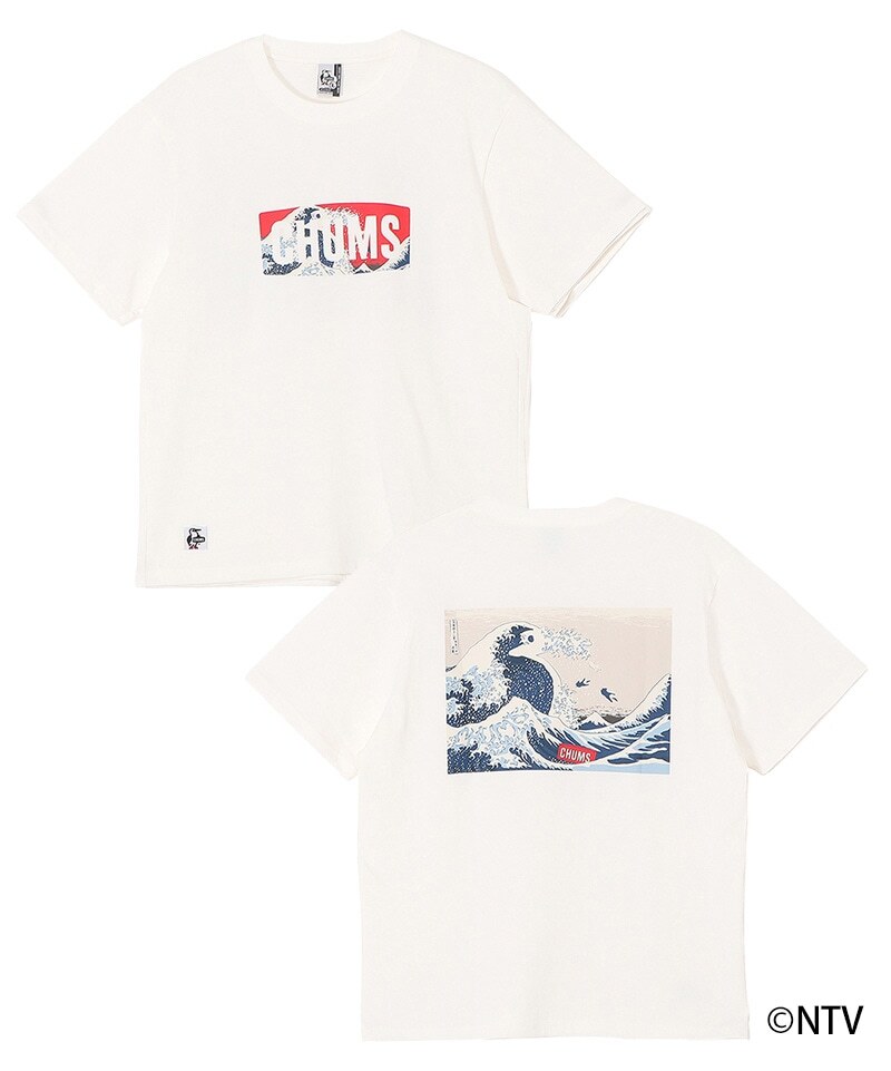 限定款 Chums x 葛飾北斎浪裏 T-Shirt CH01-2781 2025新款