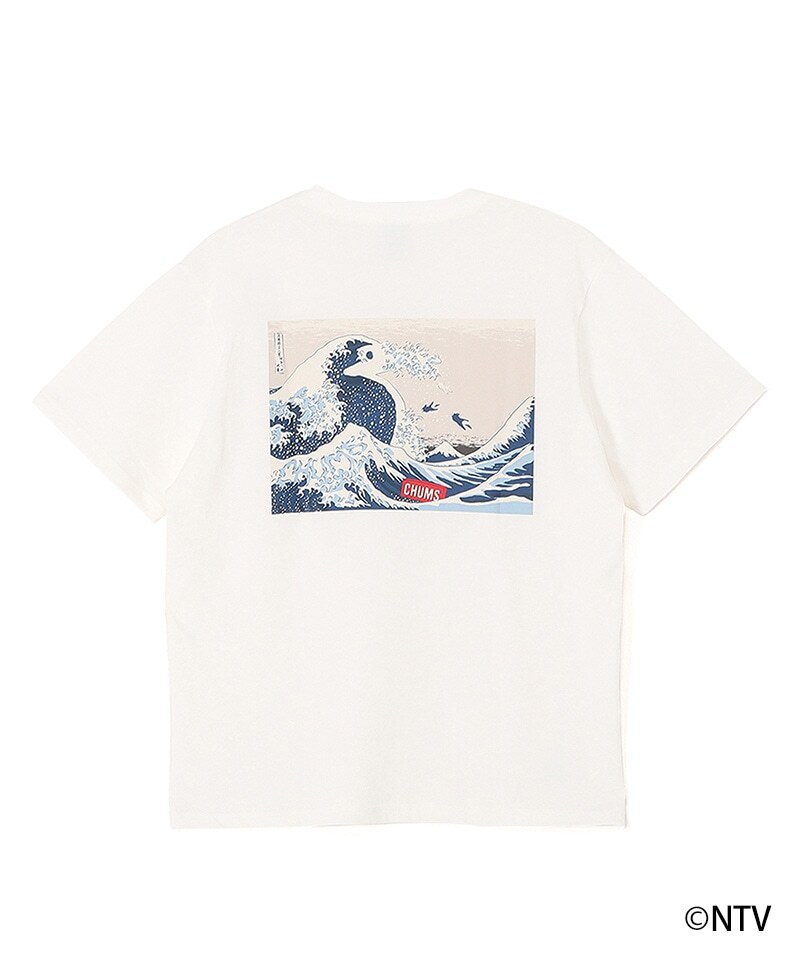 限定款 Chums x 葛飾北斎浪裏 T-Shirt CH01-2781 2025新款