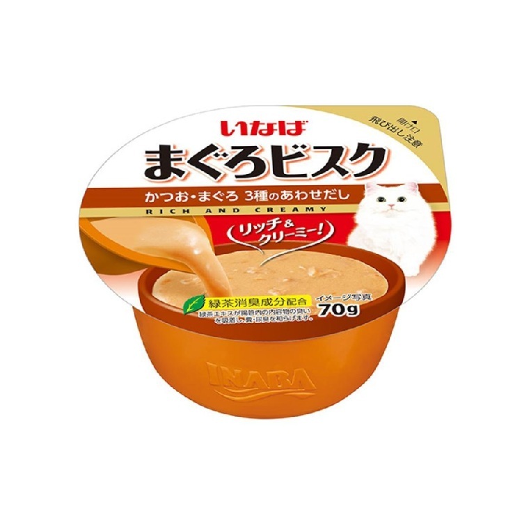 INABA 貓用 鰹魚 吞拿魚濃湯 70g