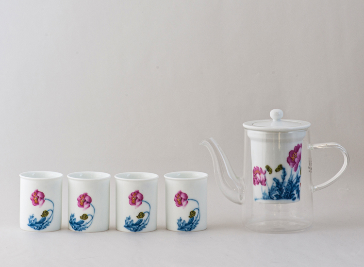 鹿港窯禮品館│玻璃壺 陶瓷 茶具組