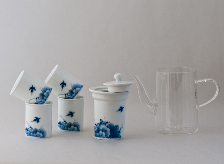 鹿港窯禮品館│玻璃壺 陶瓷 茶具組