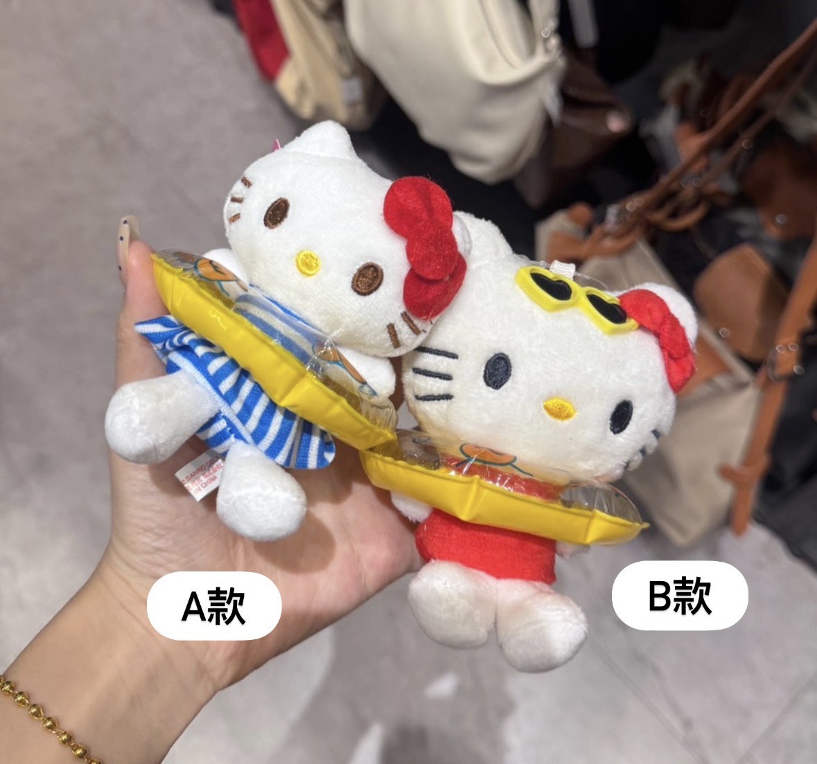 韓國連線 -游泳圈KITTY貓 共2款