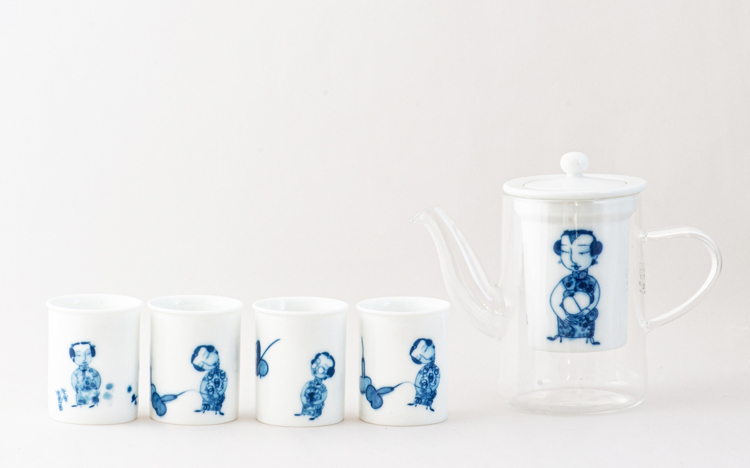 鹿港窯禮品館│玻璃壺 陶瓷 茶具組