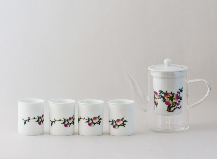 鹿港窯禮品館│玻璃壺 陶瓷 茶具組