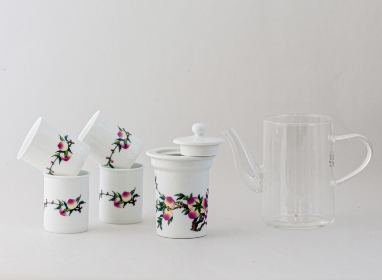 鹿港窯禮品館│玻璃壺 陶瓷 茶具組