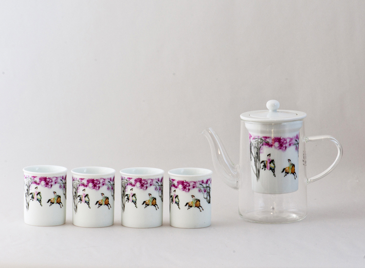 鹿港窯禮品館│玻璃壺 陶瓷 茶具組