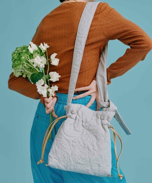 CONTROL FREAK Paisley Quilted Mini Shoulder Bag