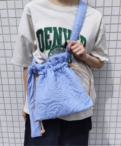 CONTROL FREAK Paisley Quilted Mini Shoulder Bag