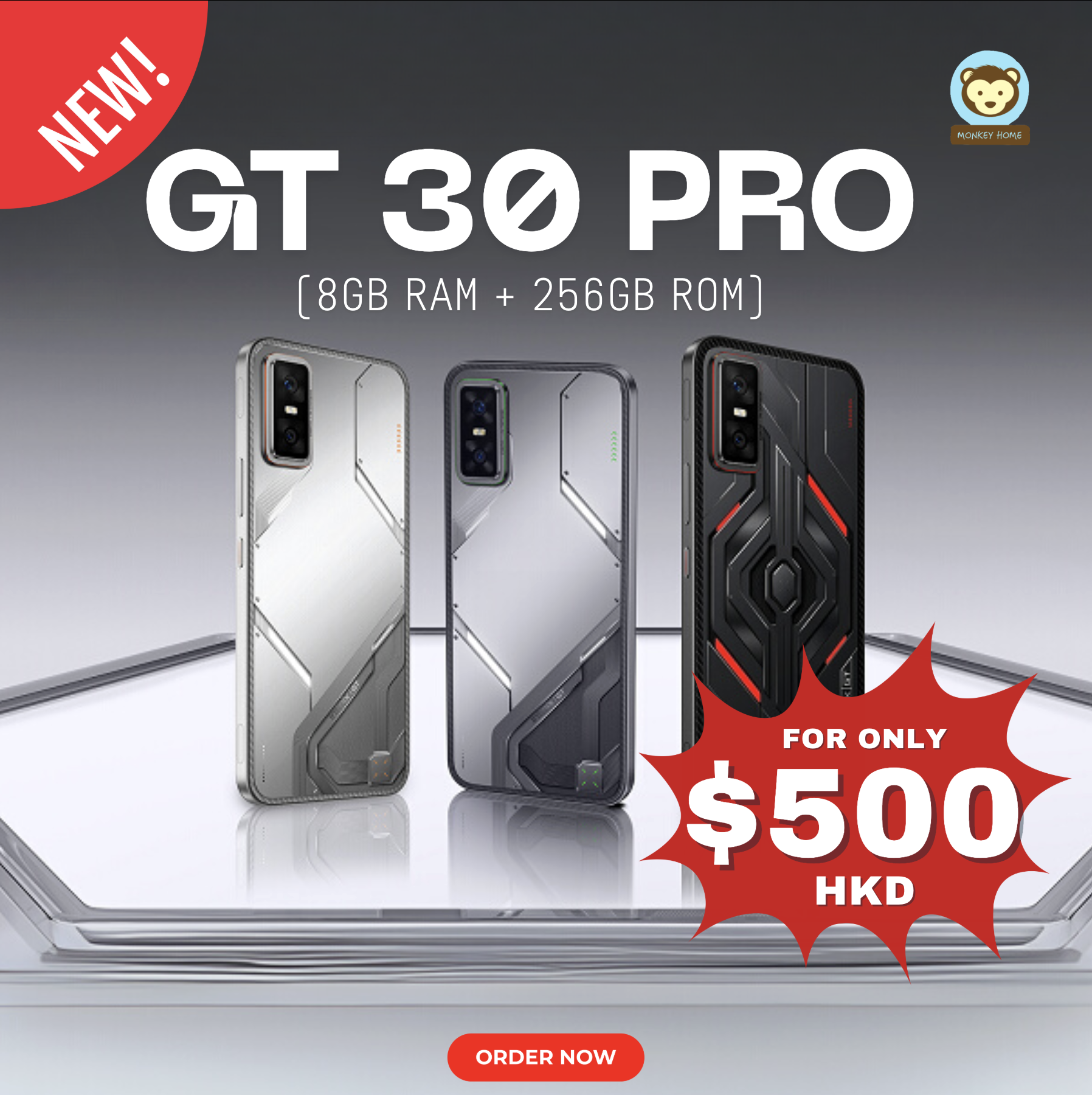 GT 30 Pro (8GB RAM + 256GB ROM)