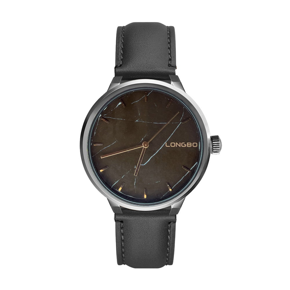 【LONGBO 朗博】LB-7220 經典 氣質 皮革 石英 男錶 手錶