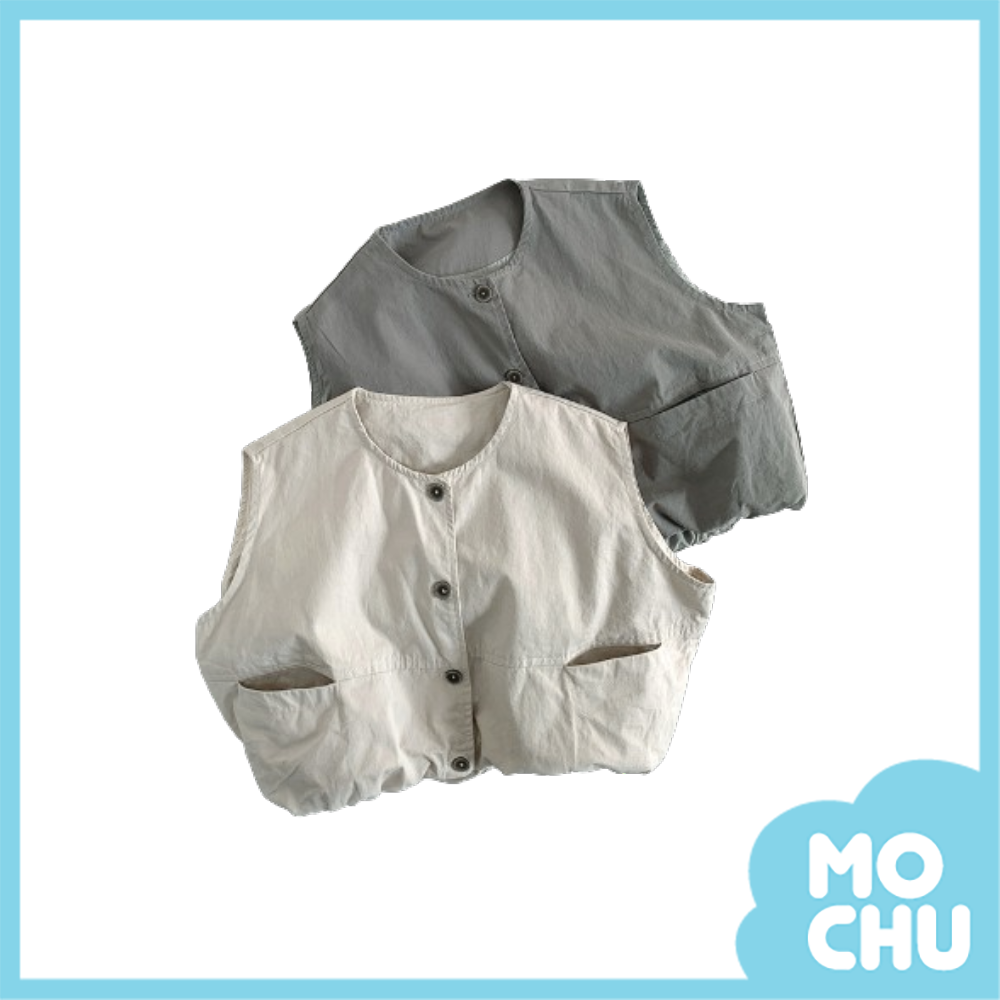 原色寬版拋拋休閒背心(二色)