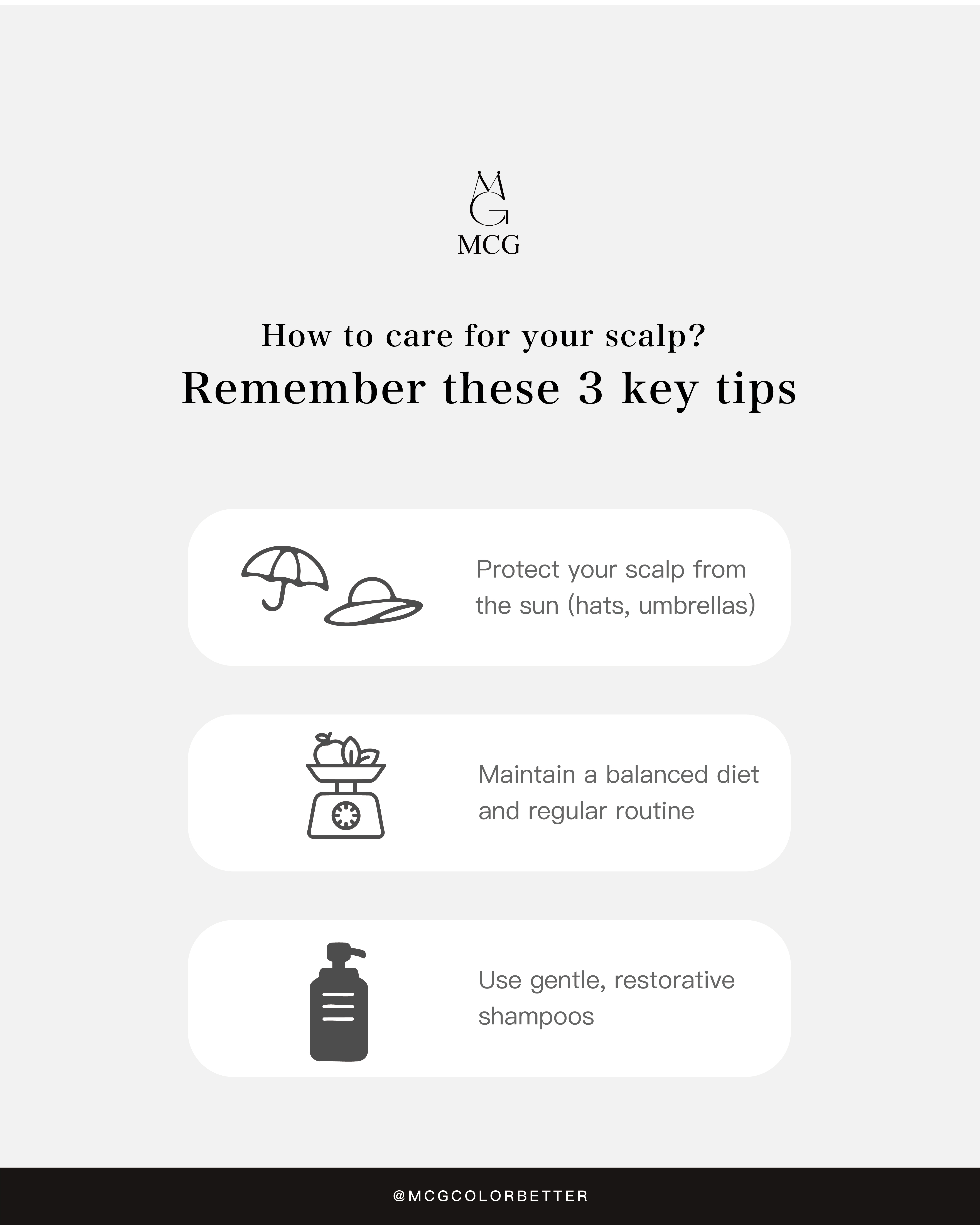 How to care for your scalp? Remember these 3 key tips