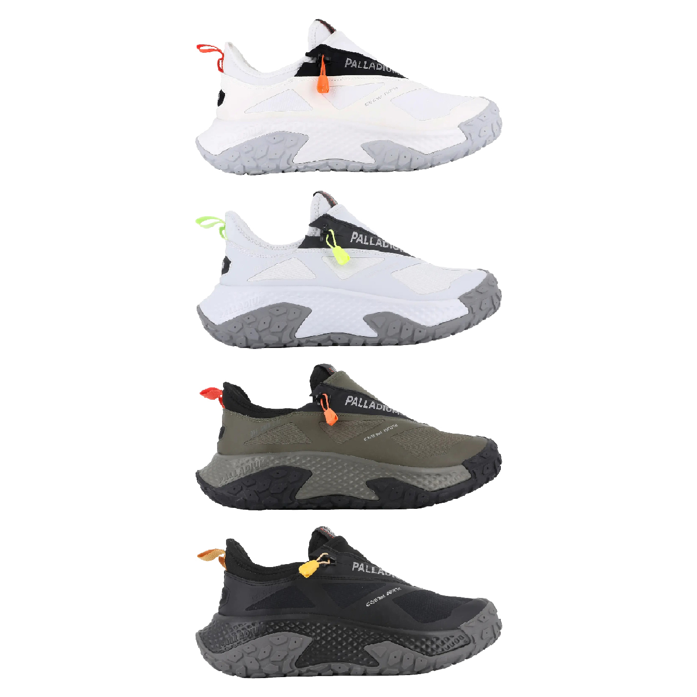 男女鞋 PALLADIUM OFFBOUND WP+ZIP 永夜黑 星光白 冰河灰 叢林綠 拉鍊 抗撕裂 防水 休閒鞋【74483】