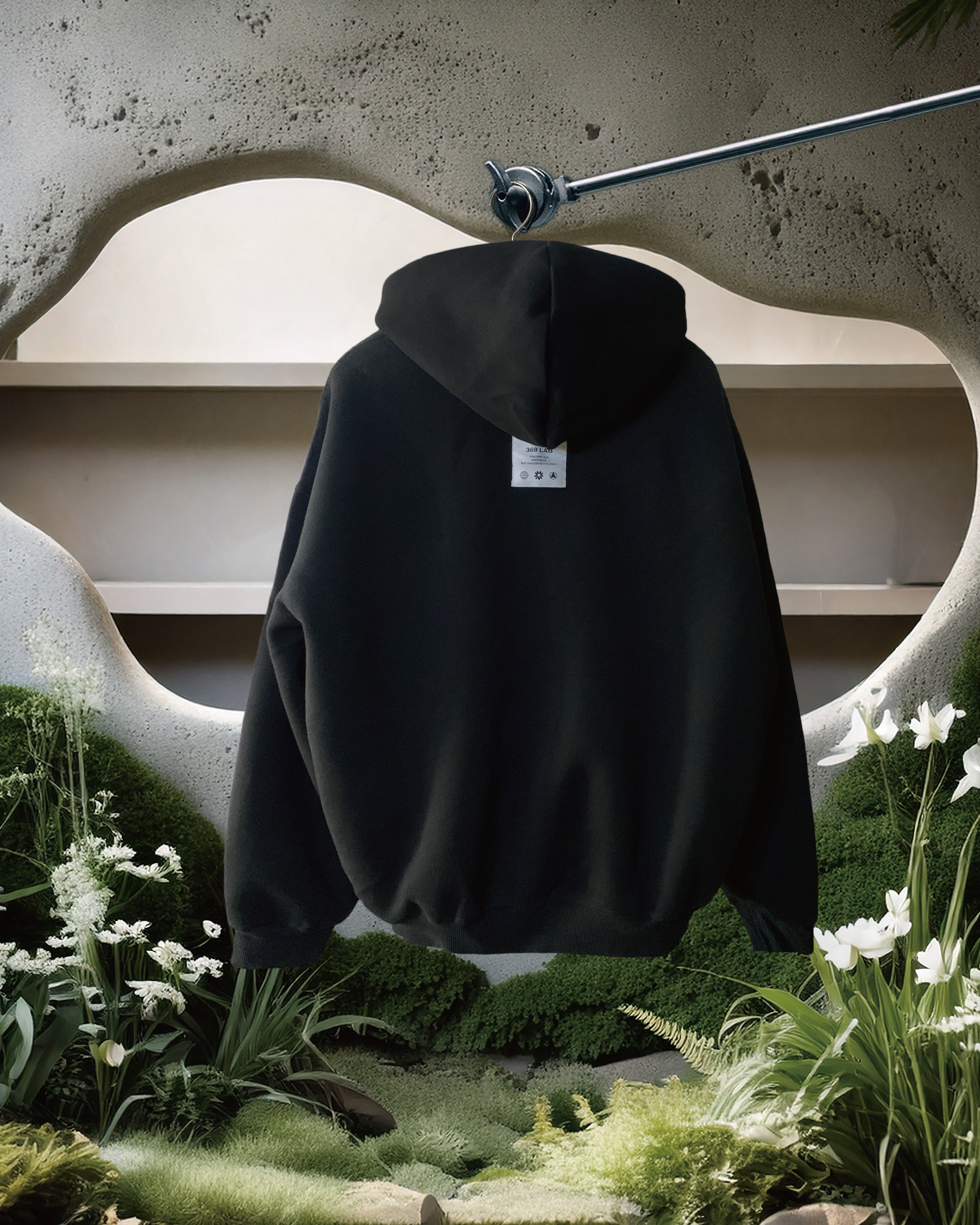 369Lab Triangle BF Sweatshirt - Black |2F5SWX001