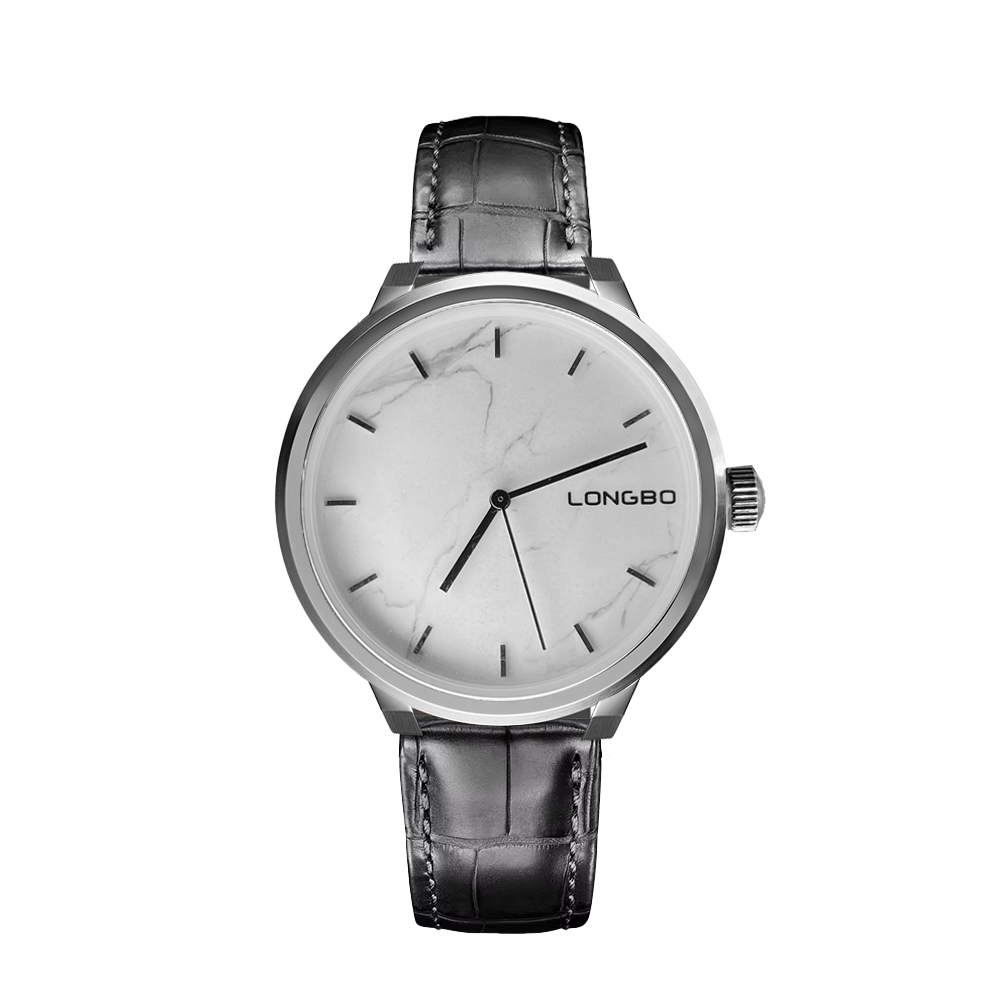 【LONGBO 朗博】LB-7220 經典 氣質 皮革 石英 男錶 手錶