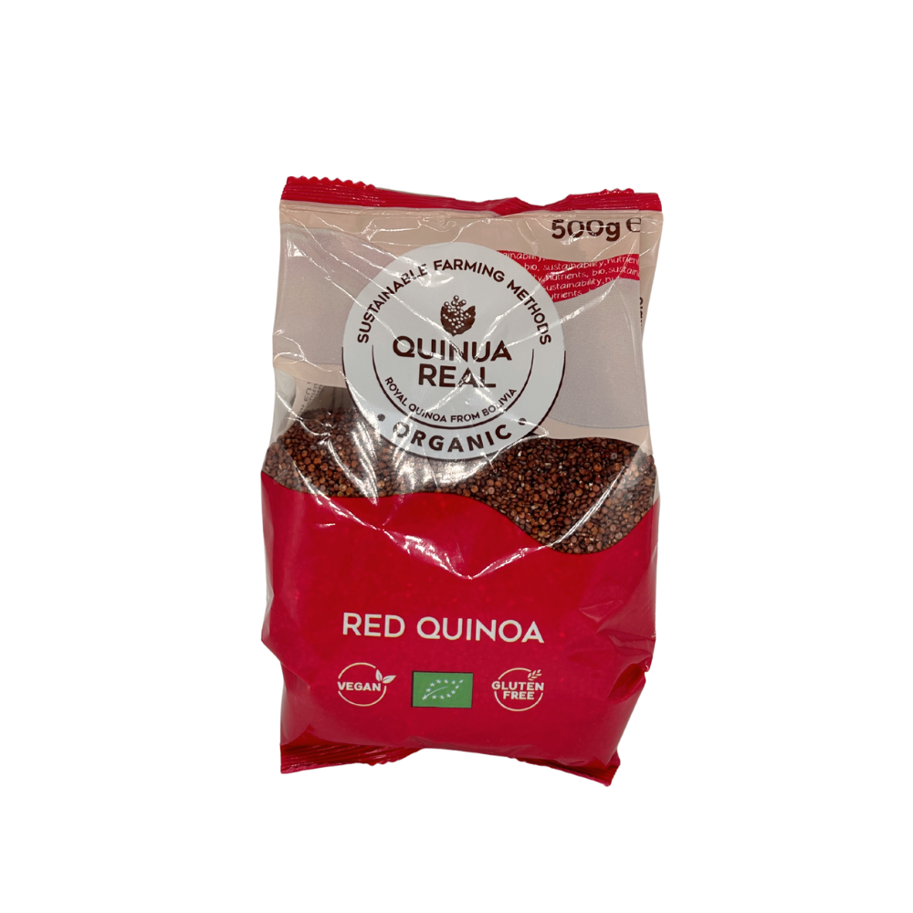 QUINUA REAL- Organic Healthy High Fiber Low GI Red Quinoa (500g) (120607)