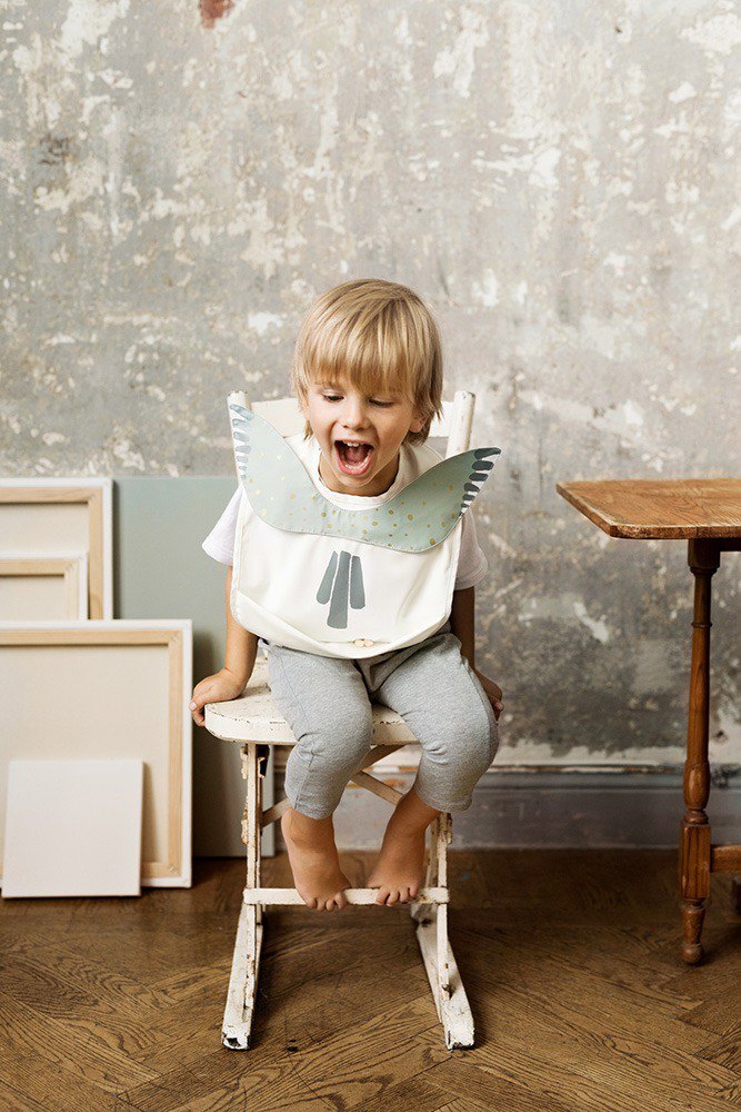 Elodie Details 防水口袋圍兜-小飛俠(Watercolor Wings)