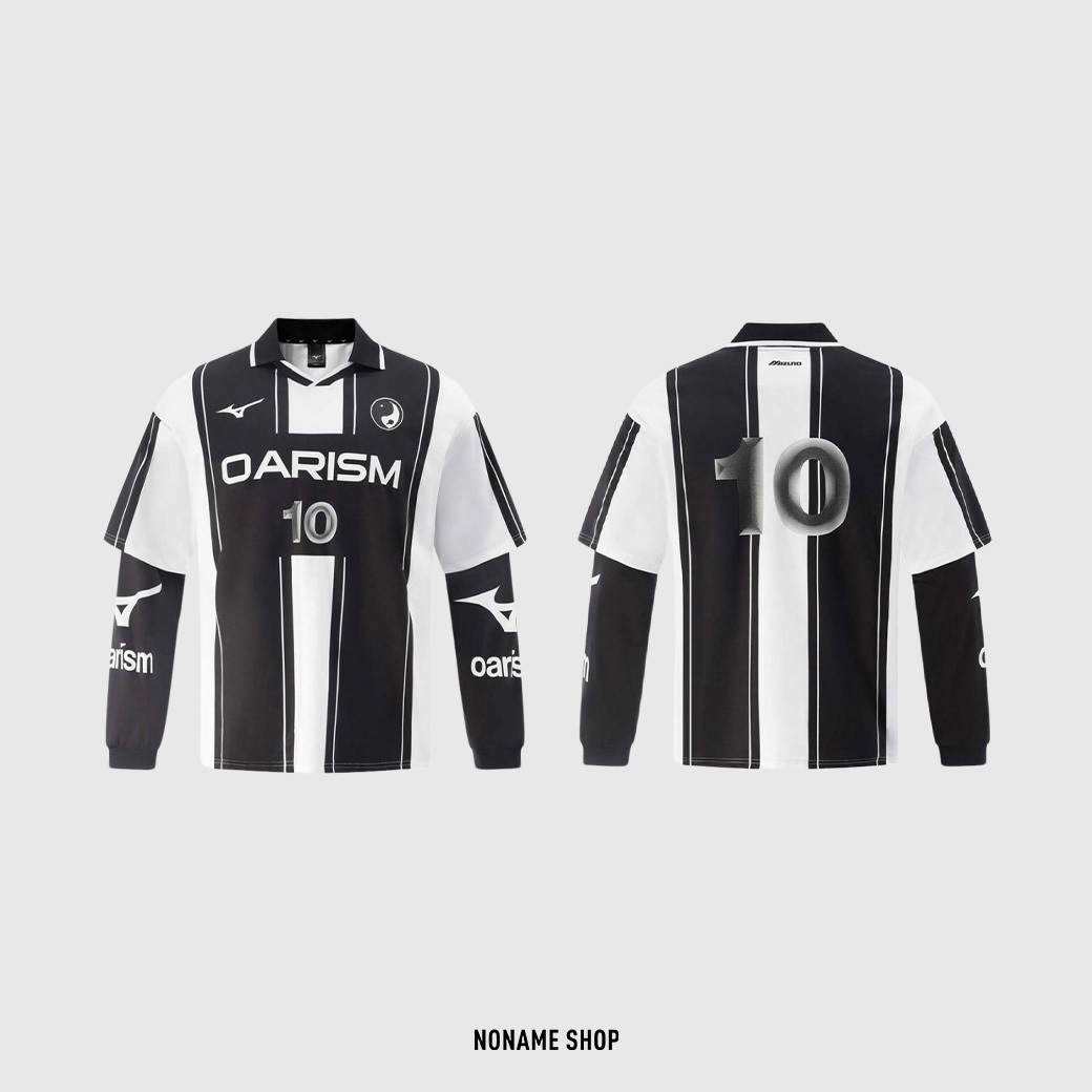 MIZUNO X OARISM 美津濃 聯名 拼接 復古 街頭 長袖 (男款)